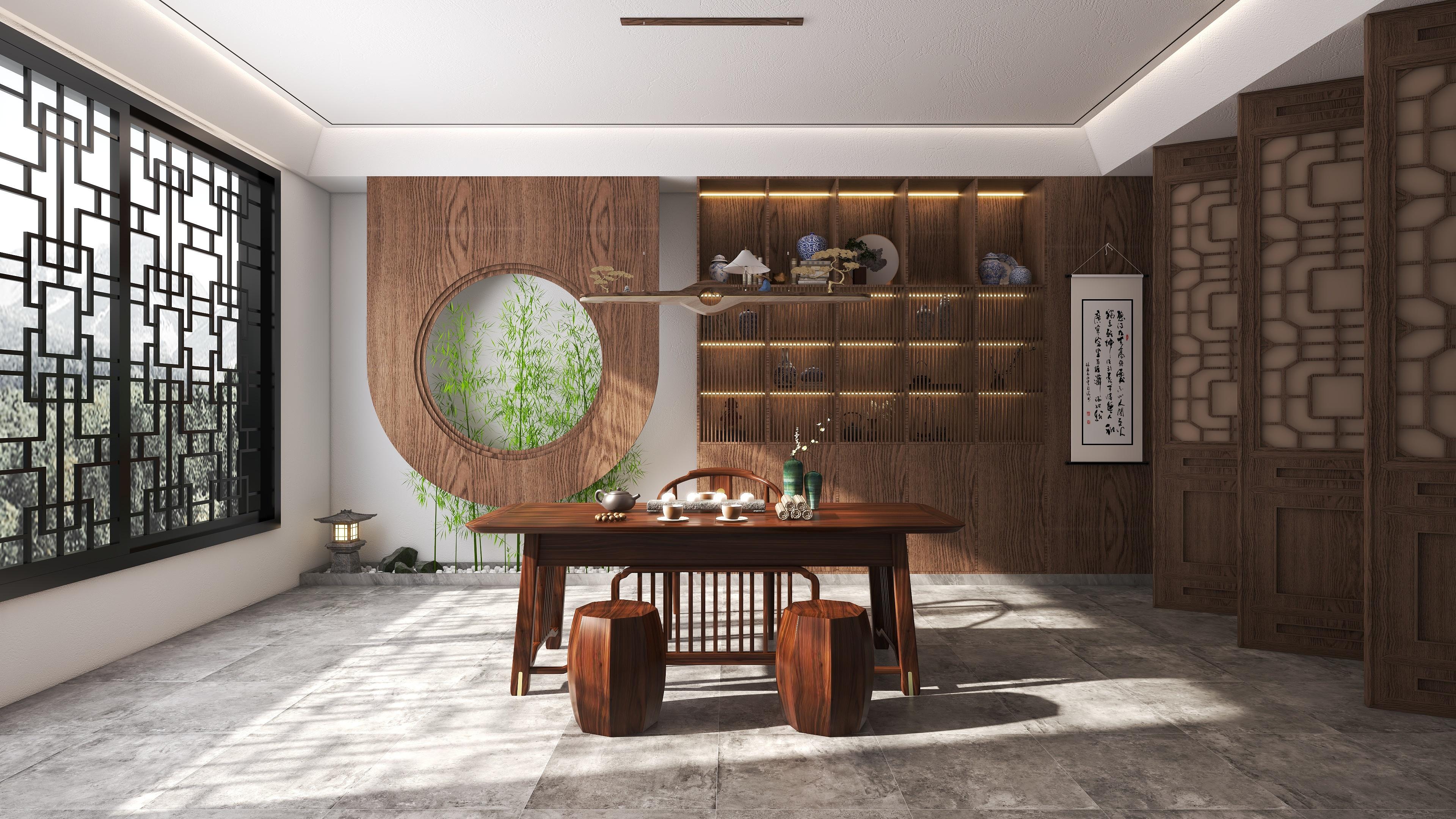 新中式茶室|古典与简约的新风貌,引领新风尚 - 知乎