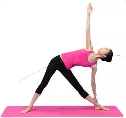 瑜伽体式三角式