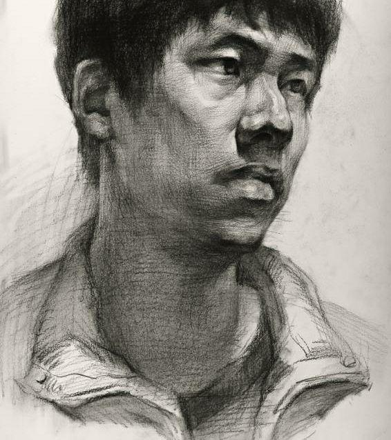 辽宁模拟卷素描头像想去辽宁的美术生快看过来