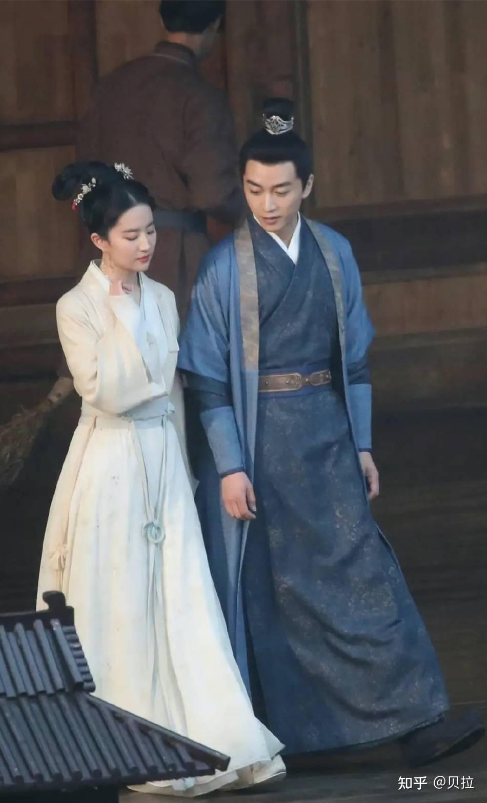 刘亦菲陈晓《梦华录》路透照 甜蜜对视氛围感十足 - 知乎