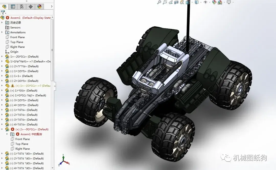 rc遙控車car2943遙控玩具車模型3d圖紙solidworks設計