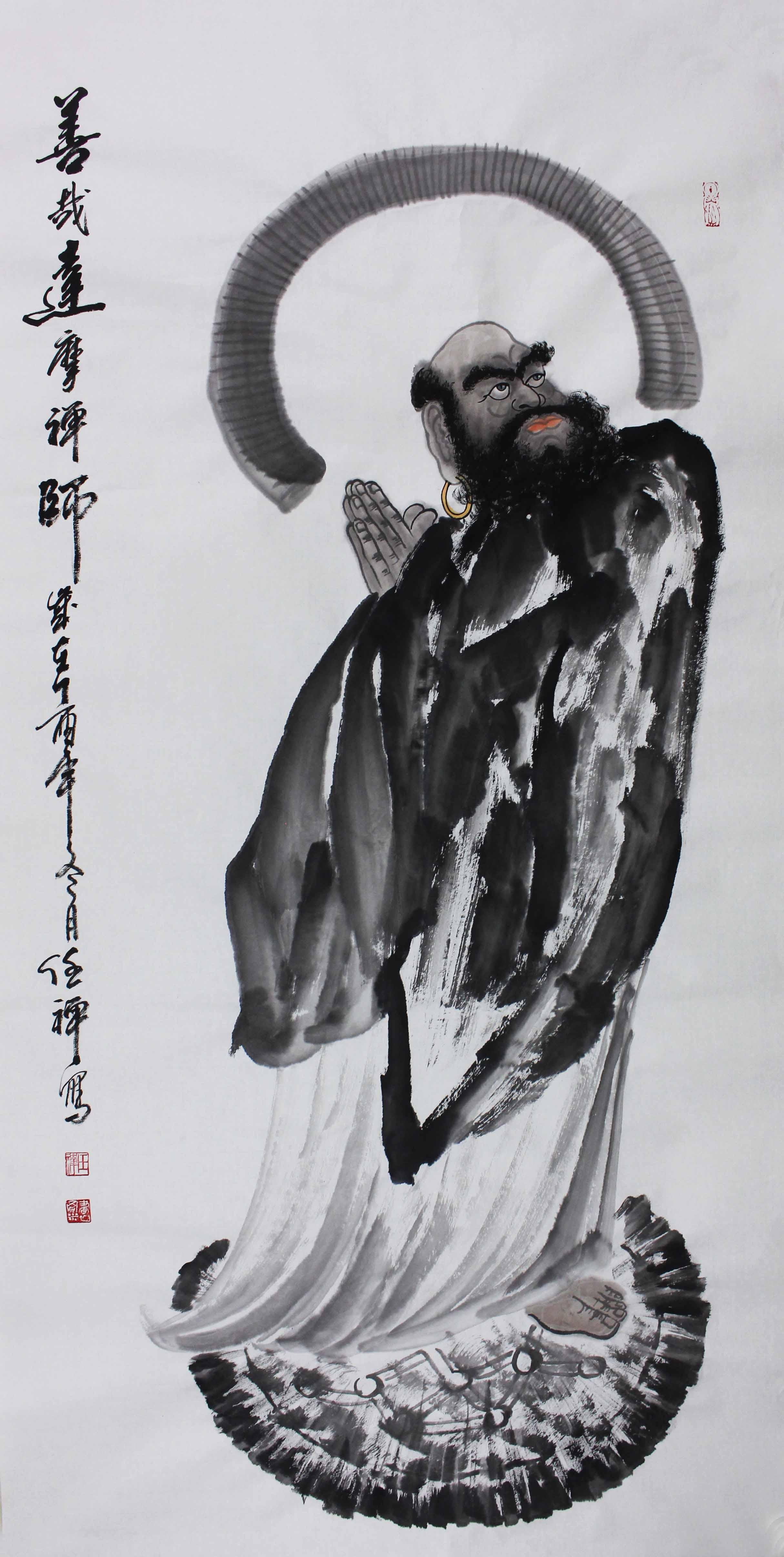 著名禅宗派画家任禅老师书画作品展示