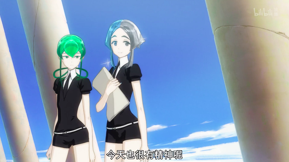 『宝石の国』(二)丨蓝柱石一半蓝一半白的设定可不是作者随便想出来的