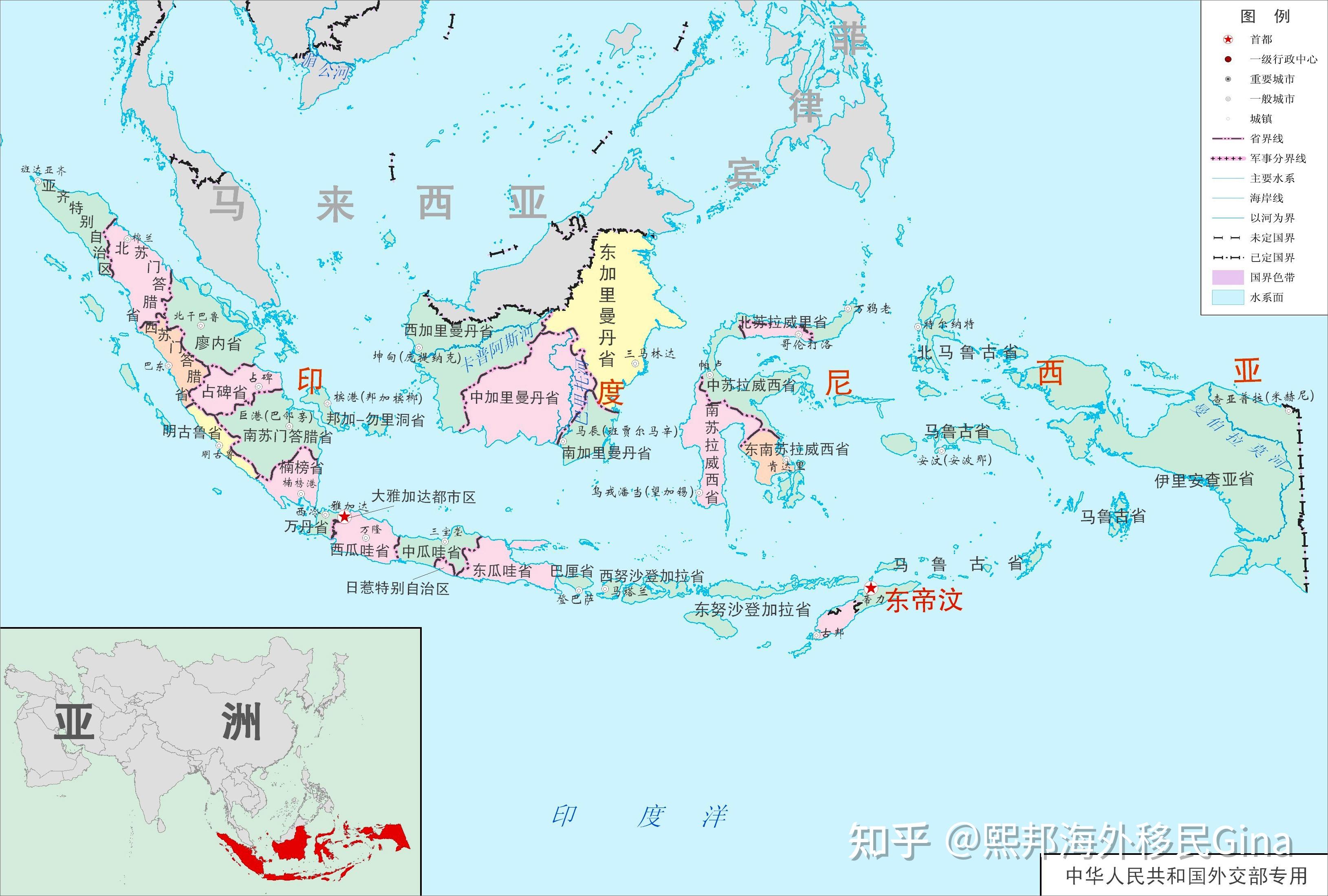 印尼人口分布图图片