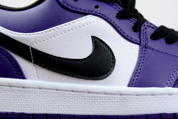 airjordan1lowaj1低帮紫脚指篮球鞋展示553558500