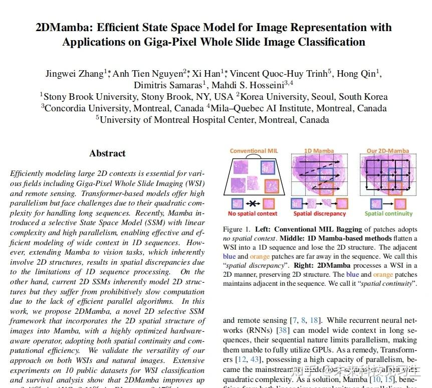 CVPR 2025新突破：2DMamba如何高效解决2D图像建模难题？ - 知乎