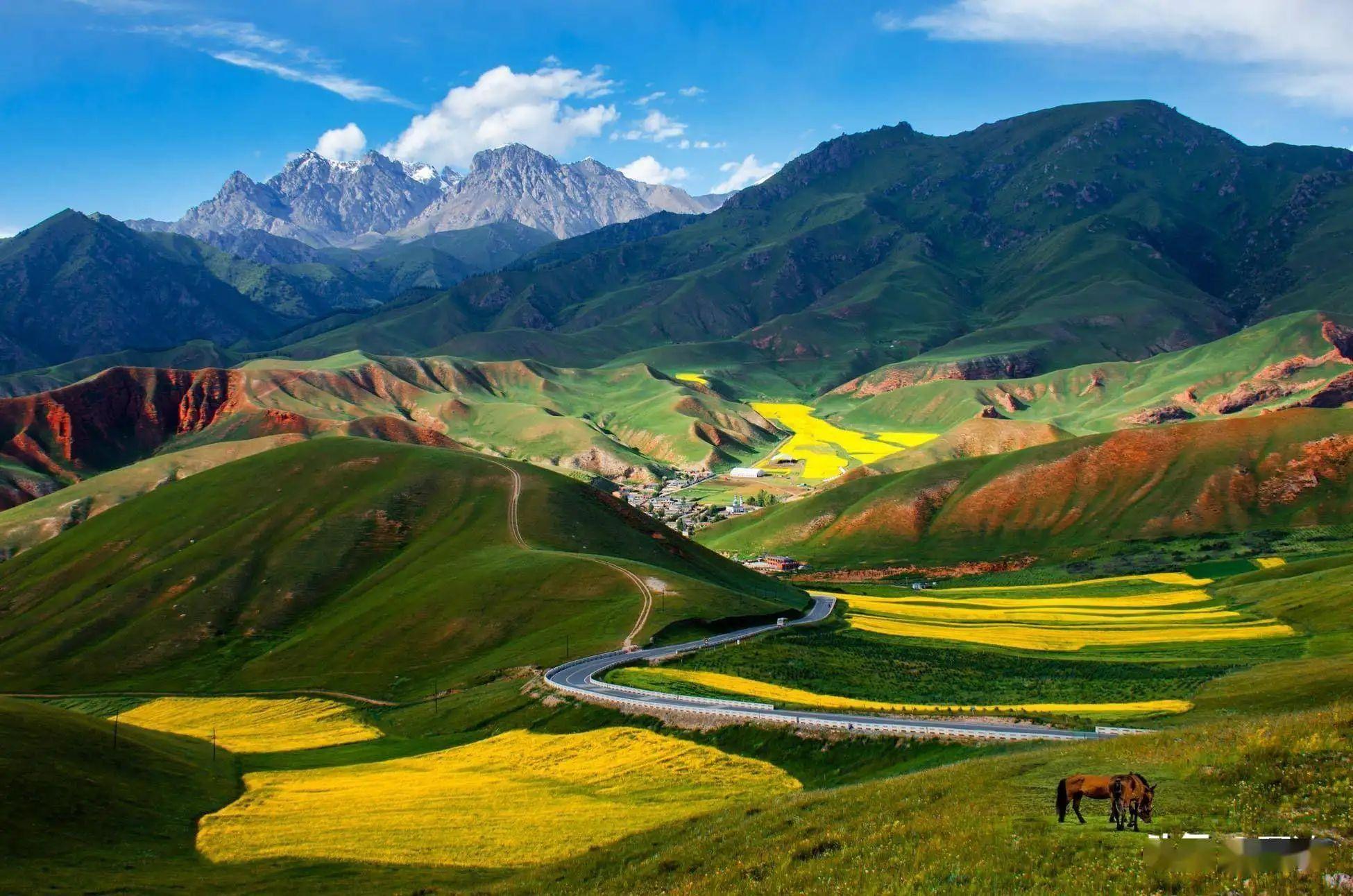 甘肃祁连山旅游景点图片