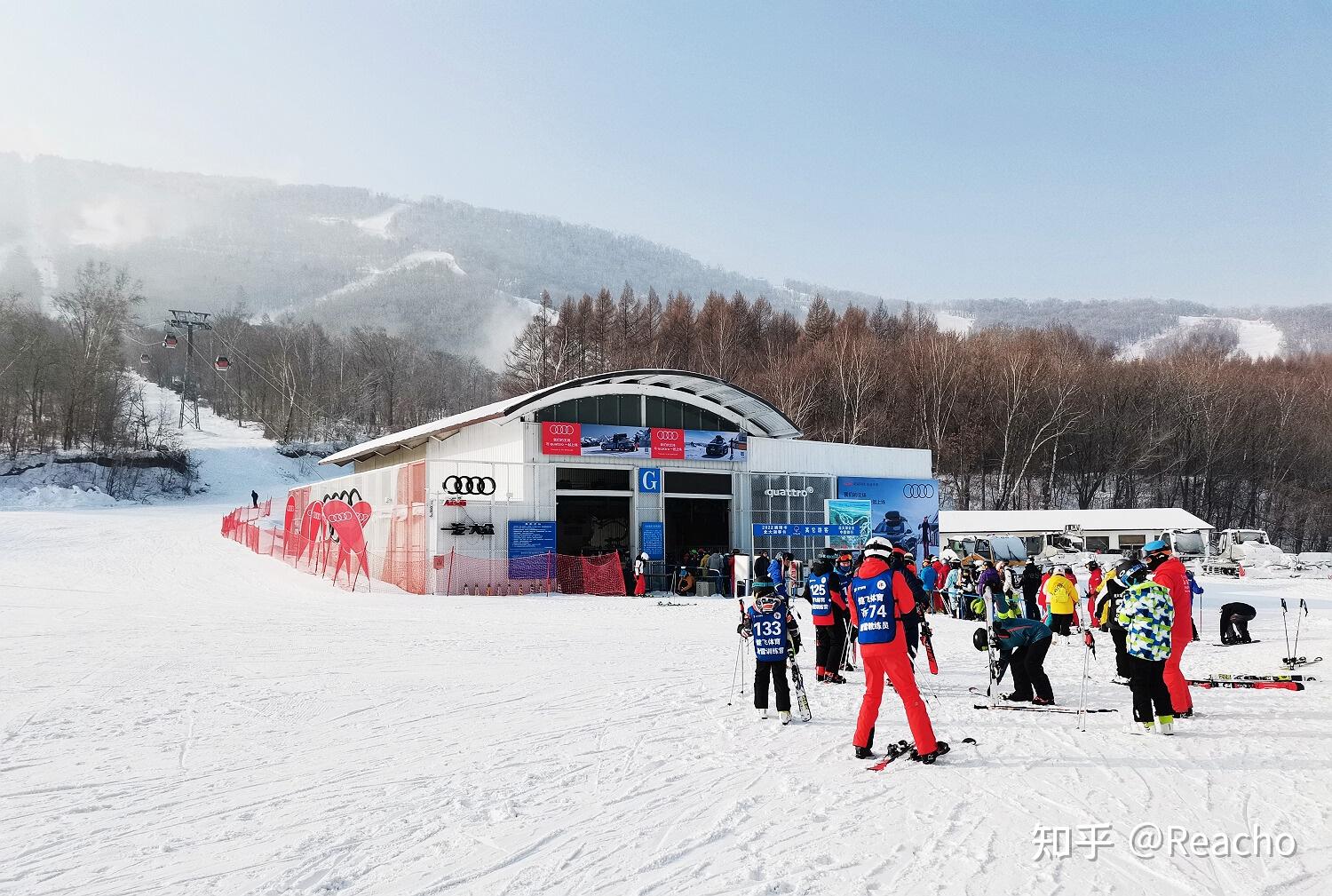 北大壶雪道图高清图片