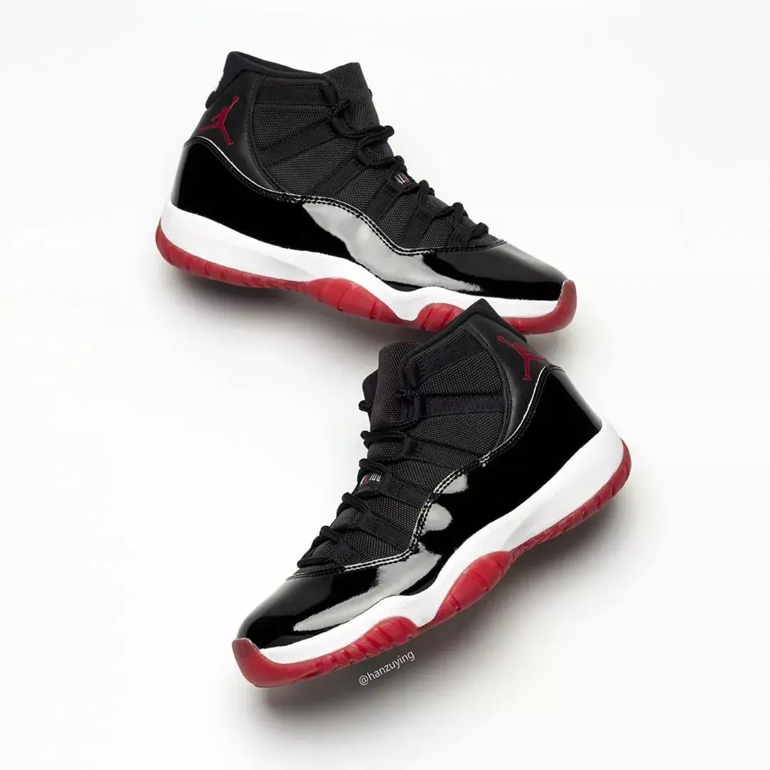 酸airjordan11bred黑红全新上脚细节图释出年底发售