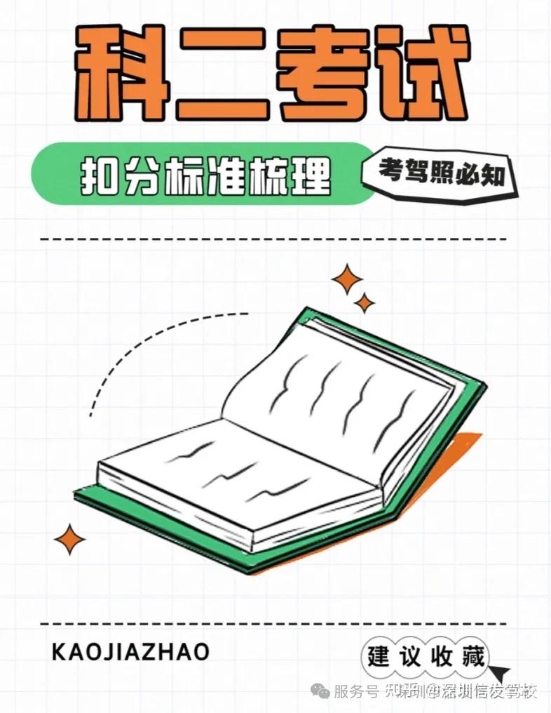 科目二考试扣分点+考场实操全流程⁉️