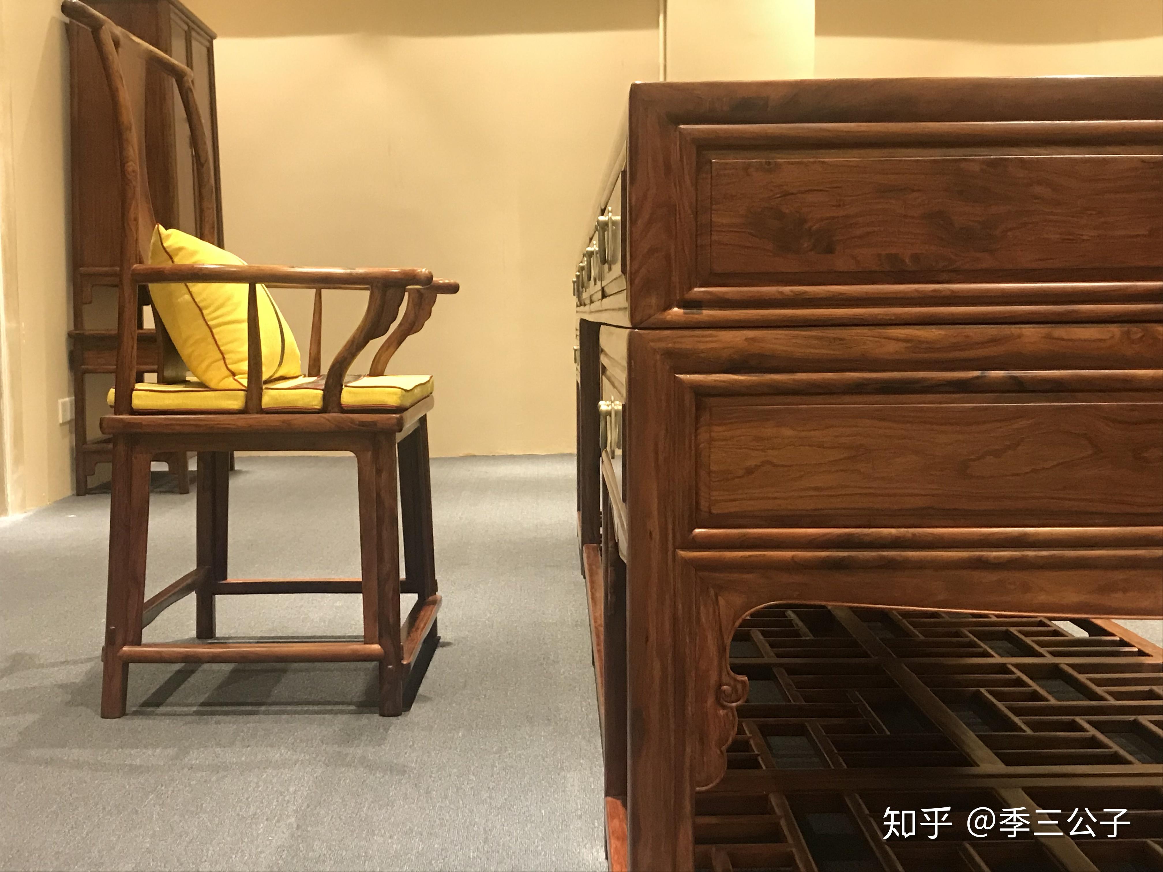 精品明式黄花梨家具欣赏:海南黄花梨圈椅、皇宫椅、官帽椅! - 知乎