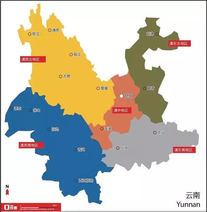云南滇东南地图图片
