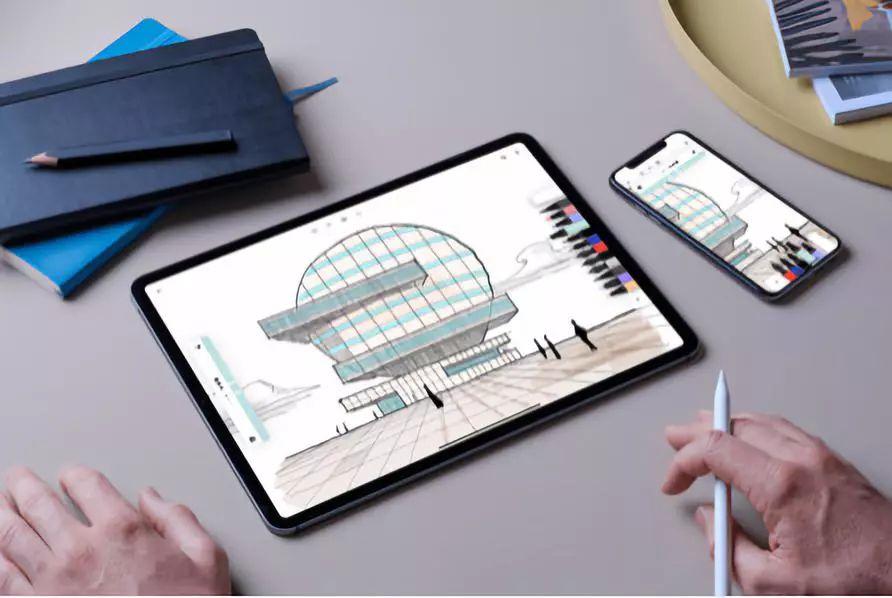 可是在插画师手上,这款应用就是一块超级强大的画板.