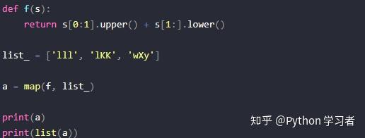 python中map()函数用法 - 知乎