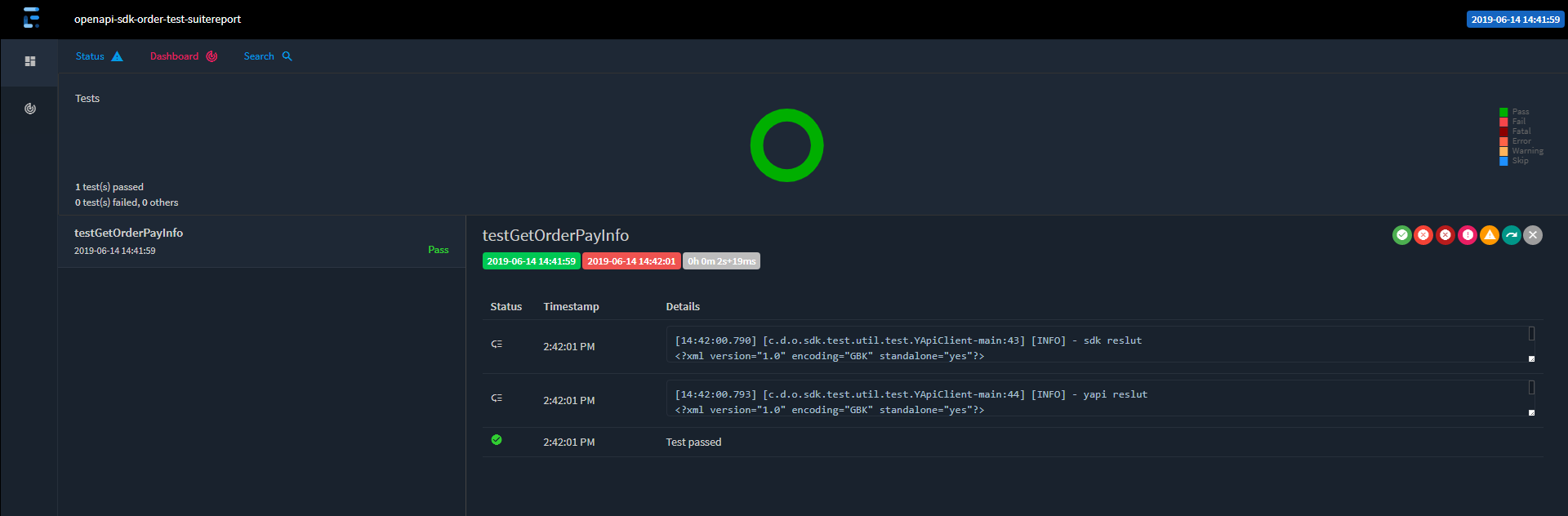  extentreports klov 