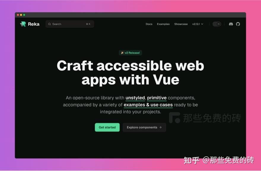 Reka UI - 一款免费开源的 Vue 无头 UI 组件库，样式定制开发项目的绝佳选择 - 知乎
