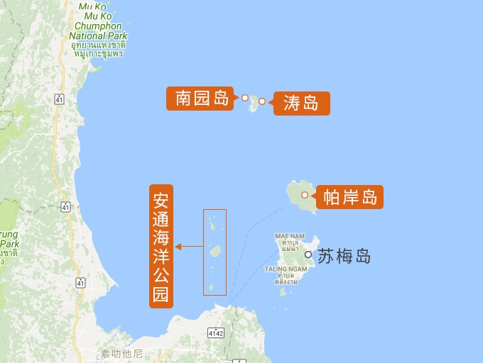 斯米兰岛地图图片