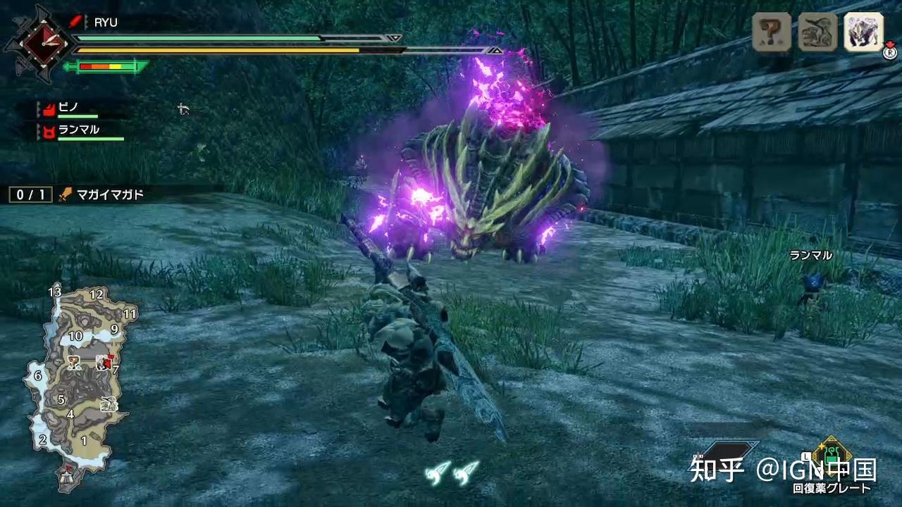 怨虎龙的体表覆盖着仿佛铠甲一般的厚厚鳞片,面部就像戴着头盔一样