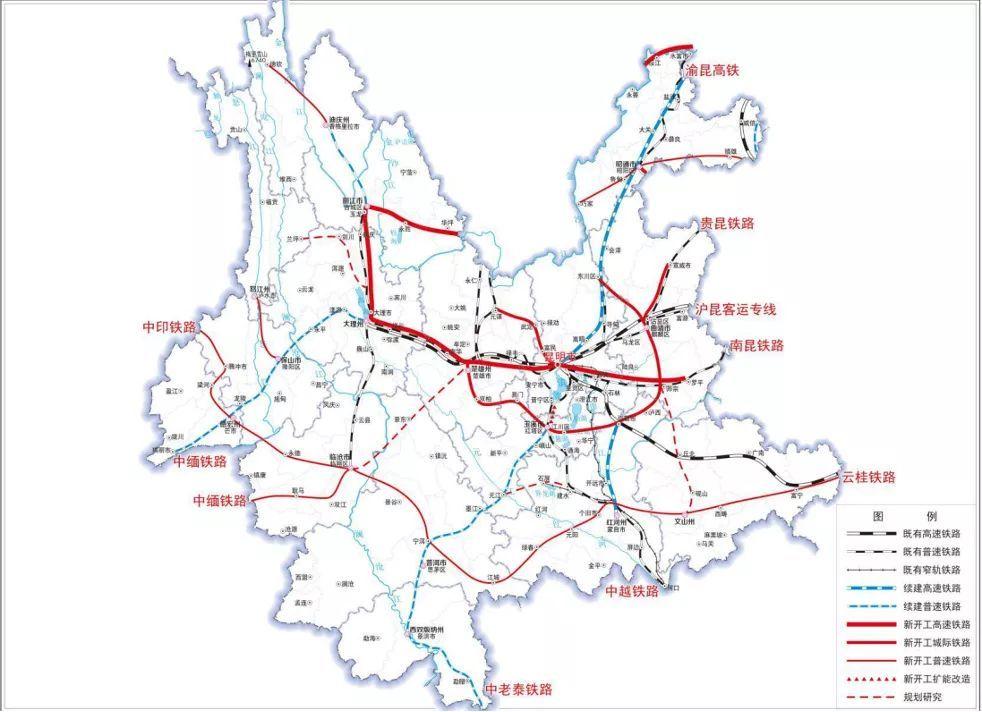 (云南基建拉动了昆明的水泥,钢铁等产业)泛亚铁路是如此重要.