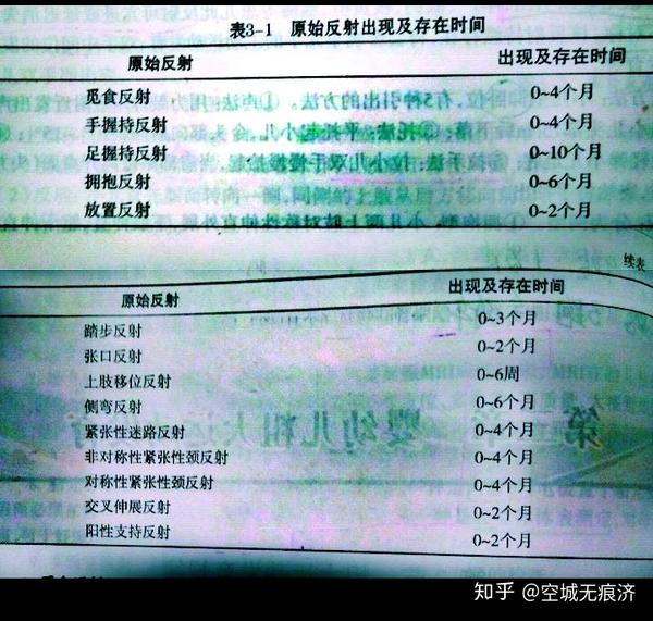 原始反射立直反射平衡反应