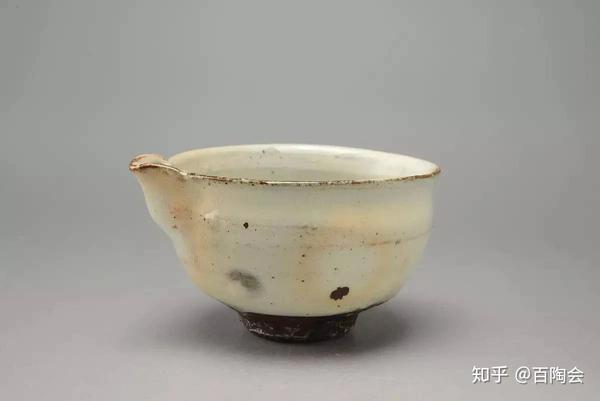 粉引 酢次茶碗-