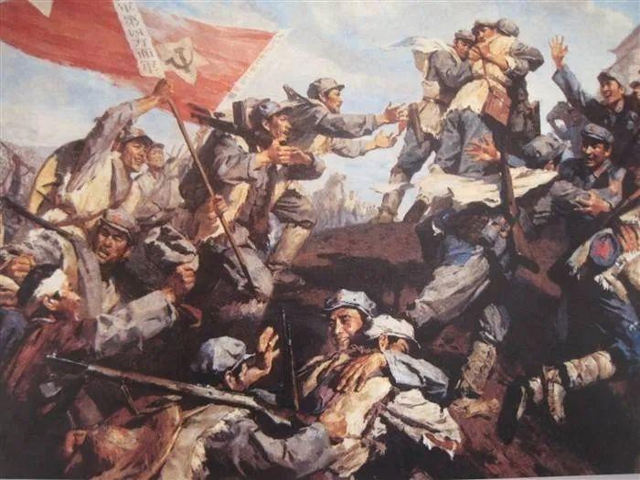 至7月下旬,红军在西征中沉重打击了坚持反共的宁夏国民党军马鸿逵,马