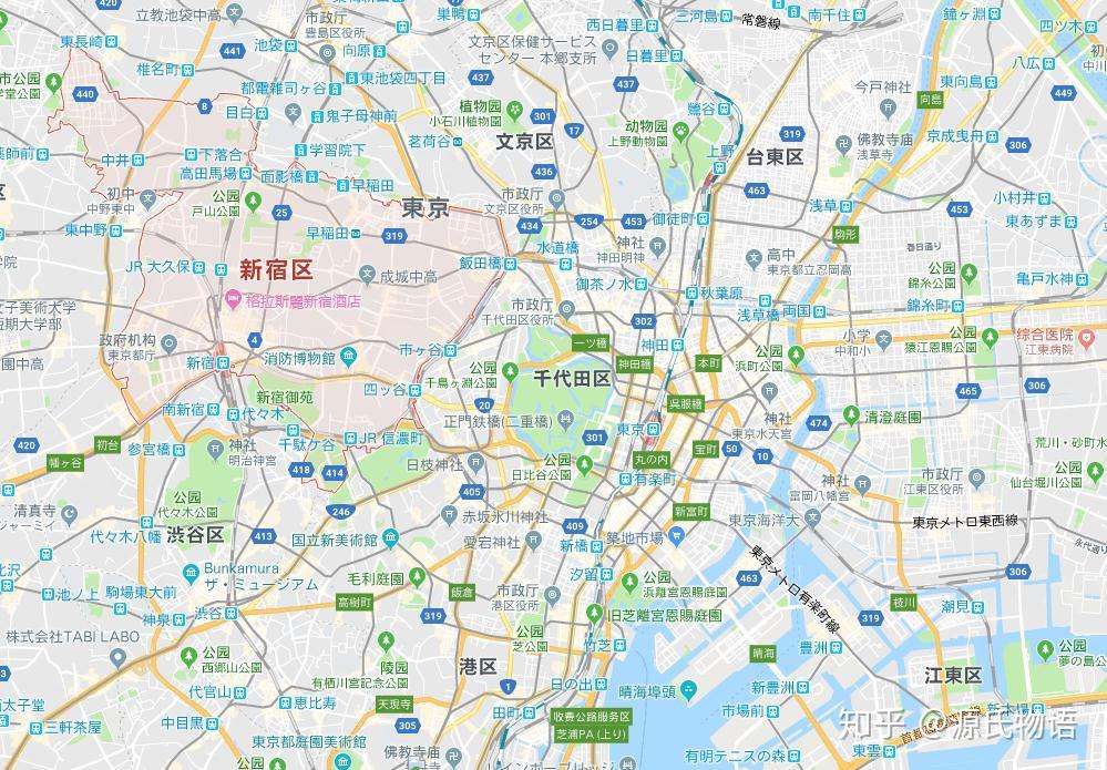 东京新宿站地图图片