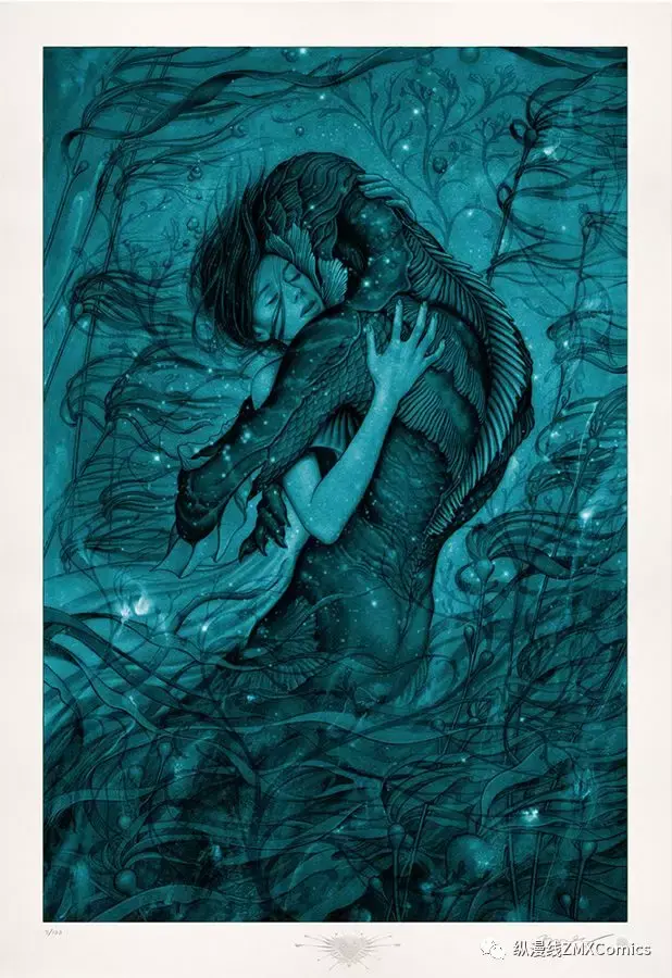 电影水形物语限量收藏海报