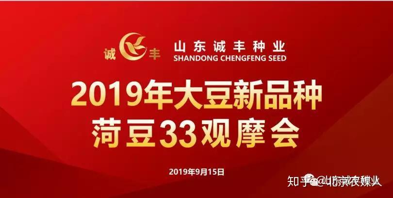 菏豆33号助力中国大豆振兴