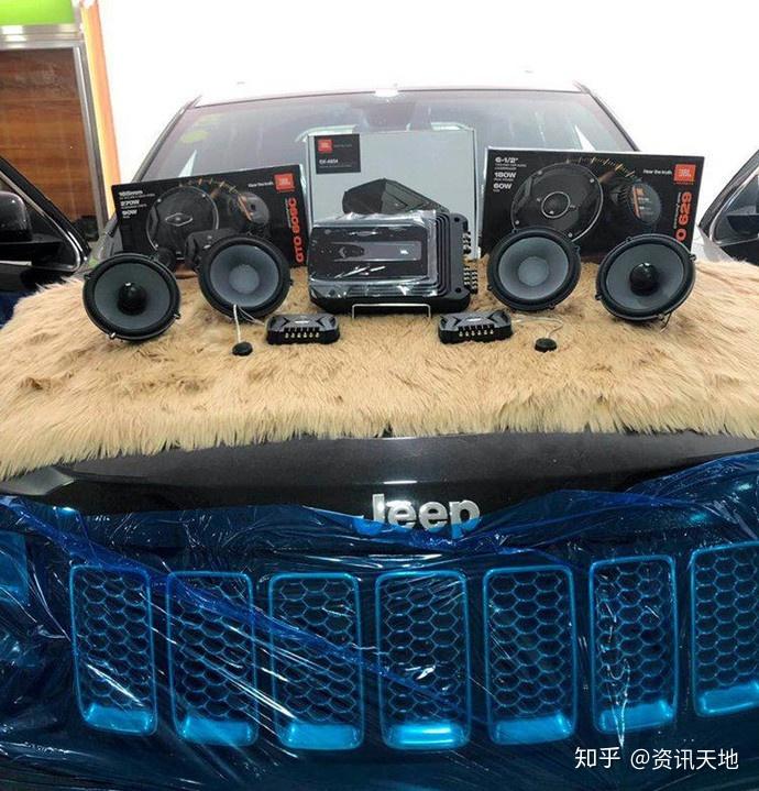 遵义强乐汽车音响改装jbl作业