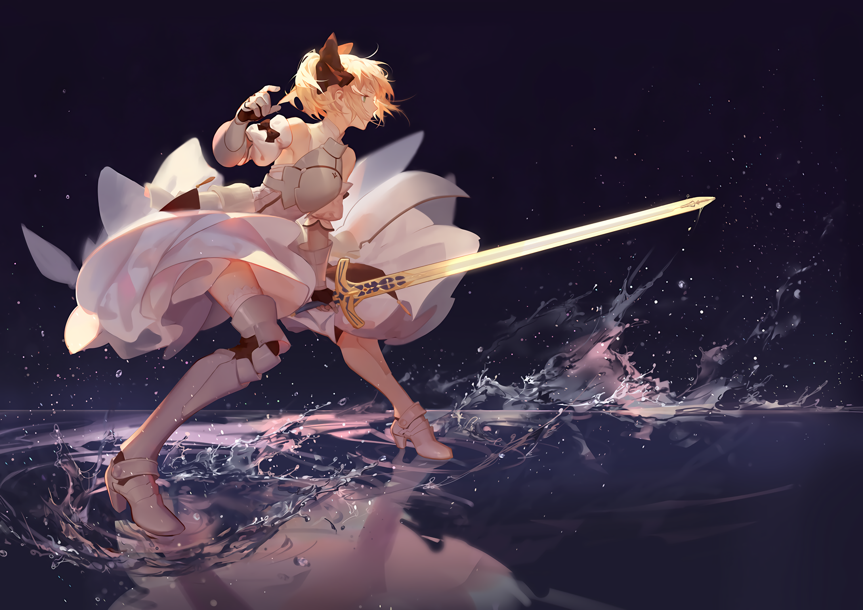 动漫壁纸&美图 | fate第十二弹 阿尔托莉雅·潘德拉贡(少女装)