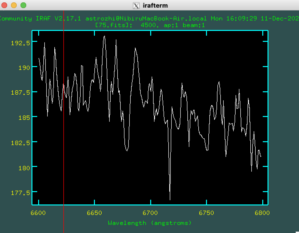 用IRAF测量吸收线等效宽度 - 知乎