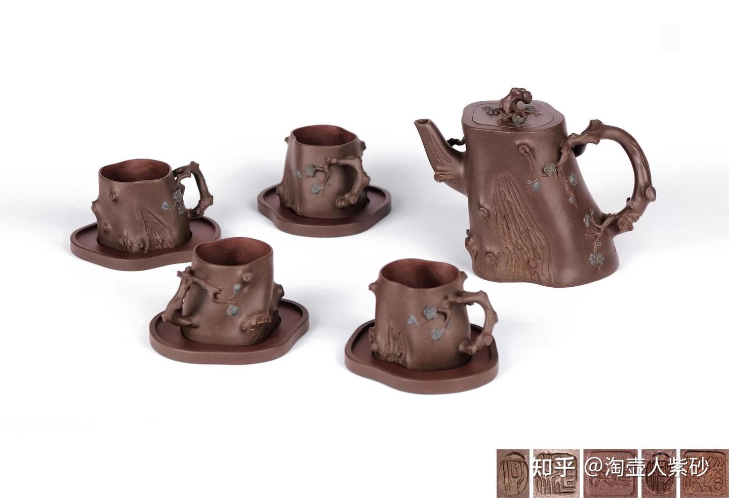 旧蔵出 底槽清 松竹梅紫砂壺 底款：何道洪 中国古美術 宜興 朱泥 急須 茶壺 旧蔵出 底槽清 松竹梅紫砂壺 底款：何道洪 中国古美術 宜興 朱