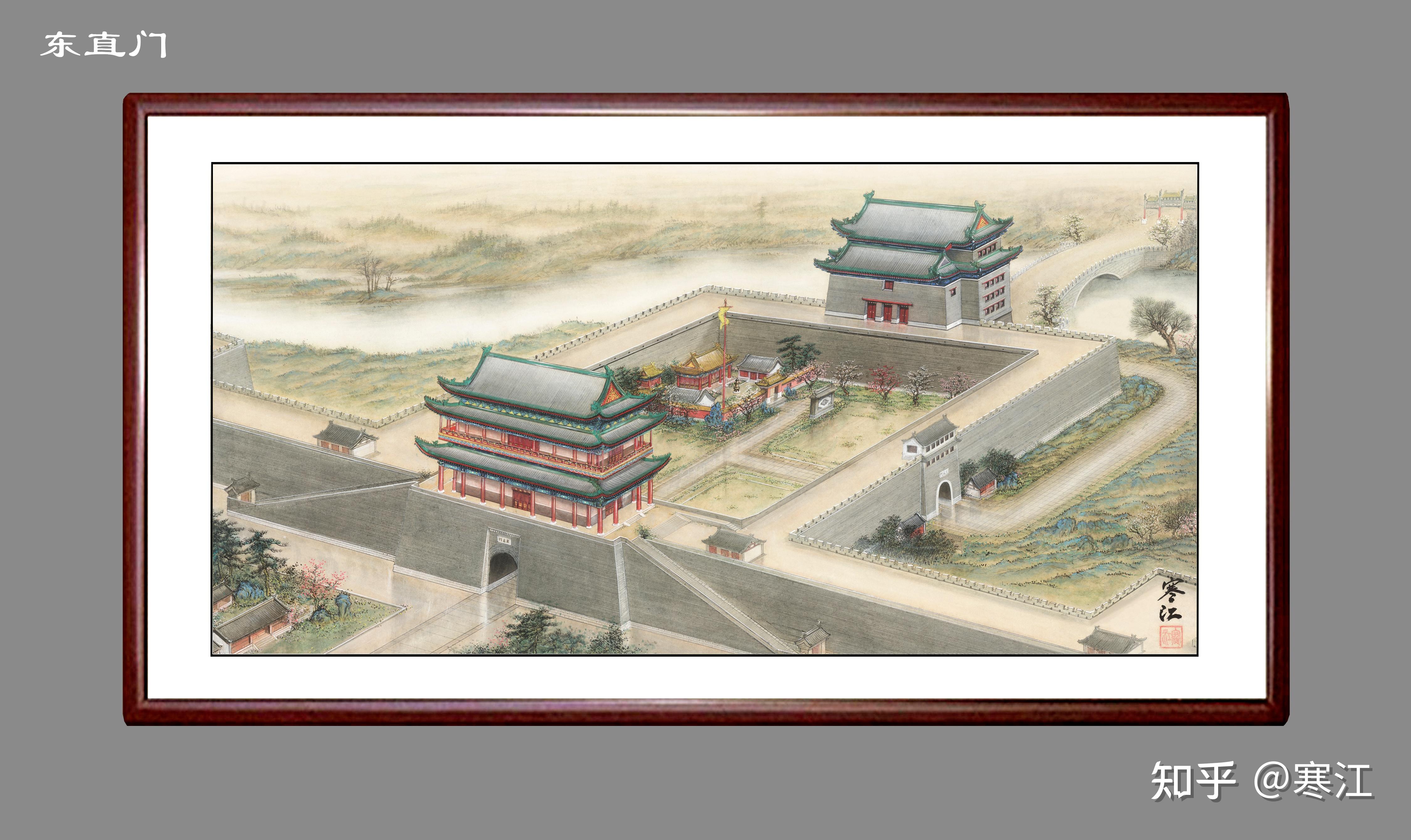 东直门---界画寒江《京华烟云》系列之一 - 知乎