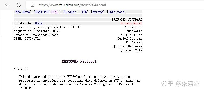 Restconf Post Rpc Example 《网络工程师的Python之路》(RestConf实验1,Postman,华为) - 知乎