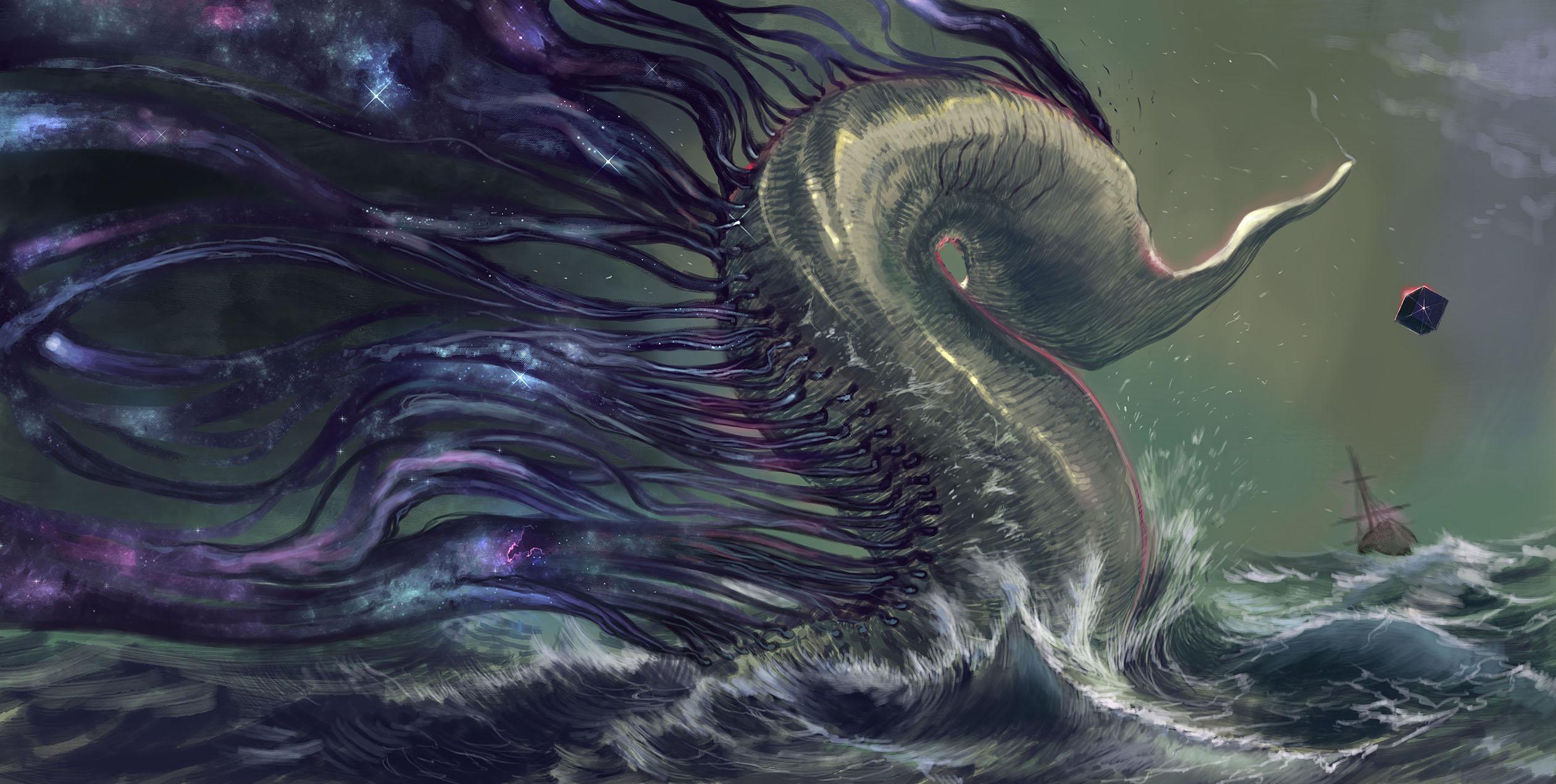 有没有哪些克苏鲁图片震撼你的心灵?