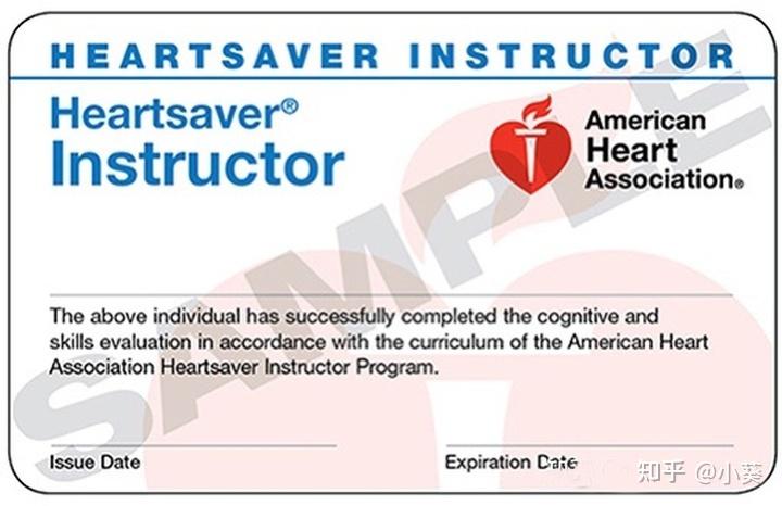 AHA-HeartSaver CPR AED 课程导师认证 - 知乎