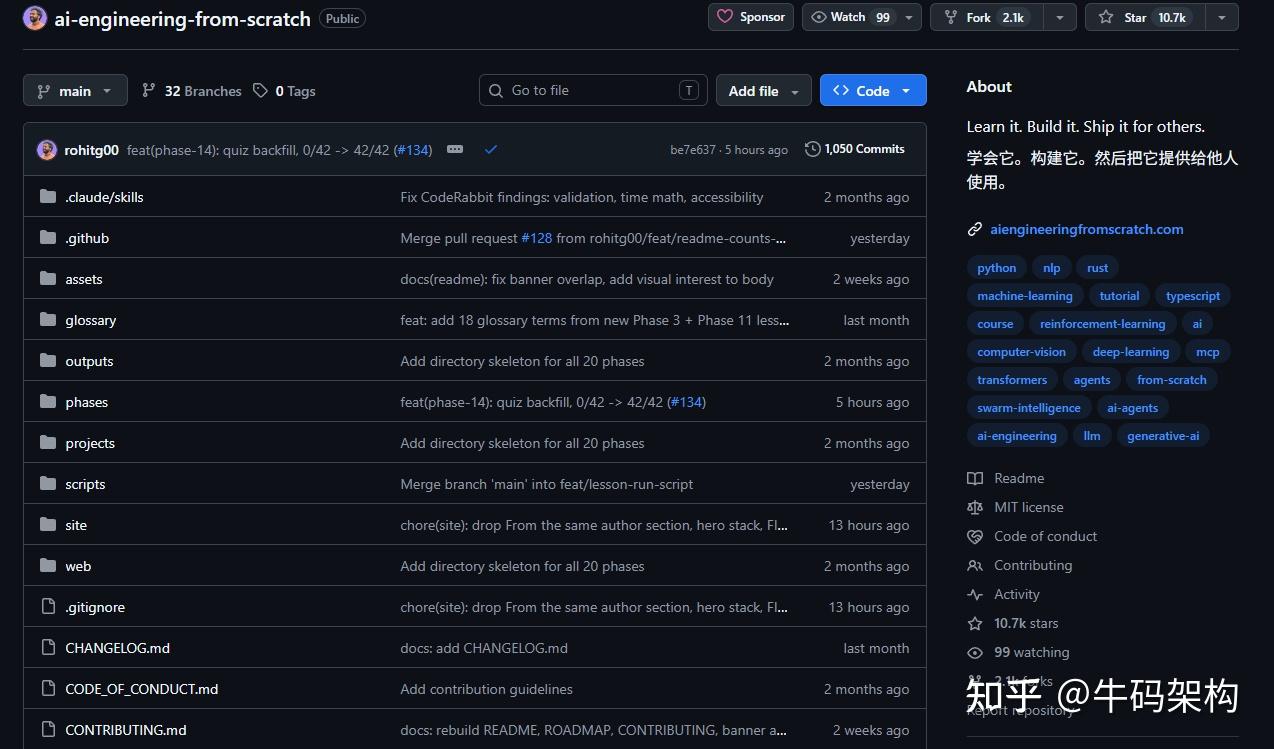 GitHub 11k Star, AI 工程师必会的全部技能开源了! - 知乎