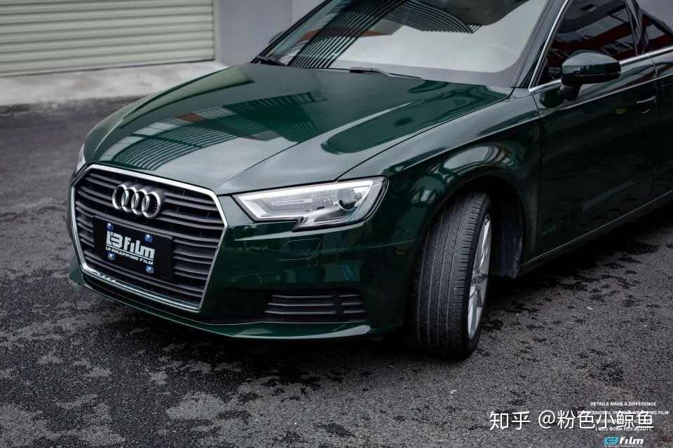 奥迪audia3原厂漆宾利墨绿