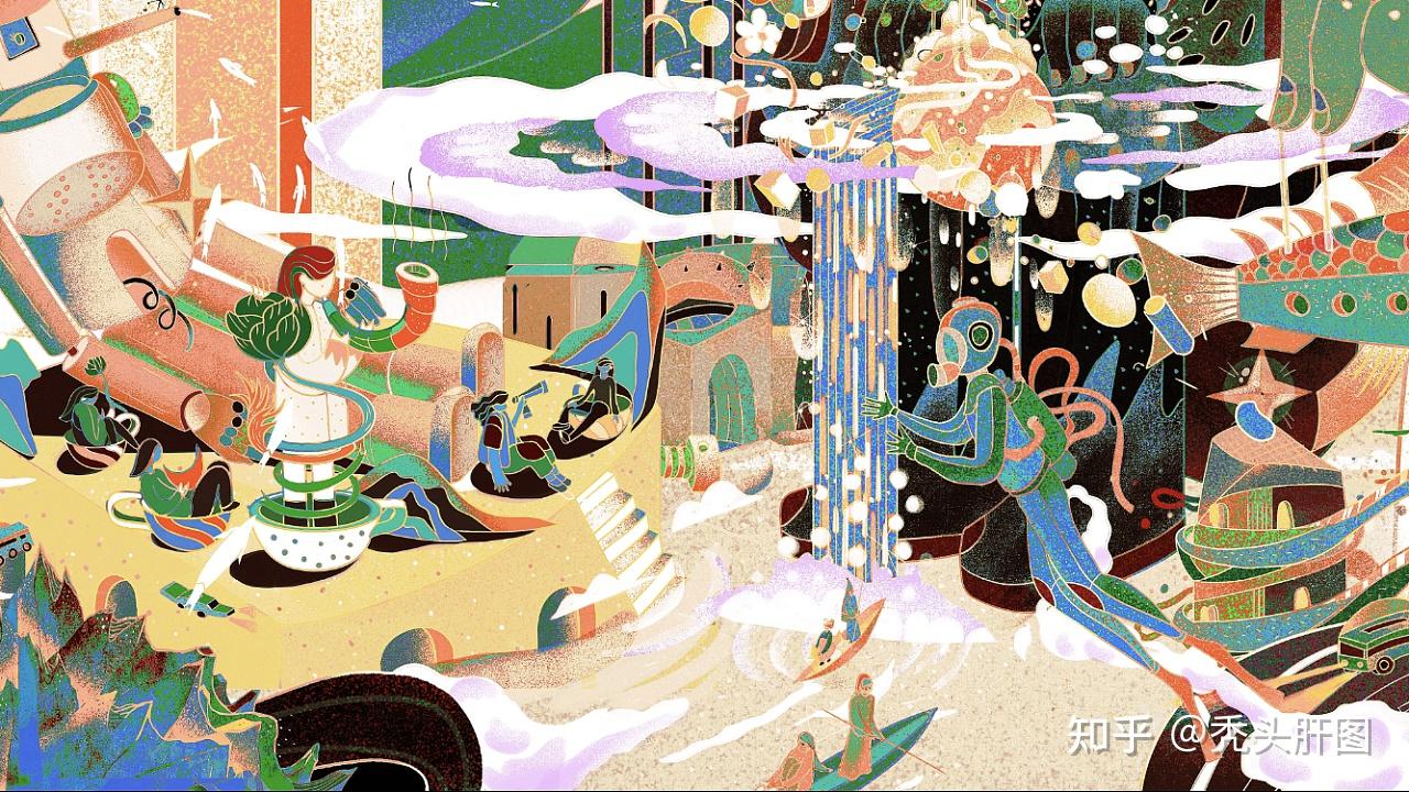 【闲来科普】史上最全(我觉得)!!!插画到底可以怎么分类 - 知乎