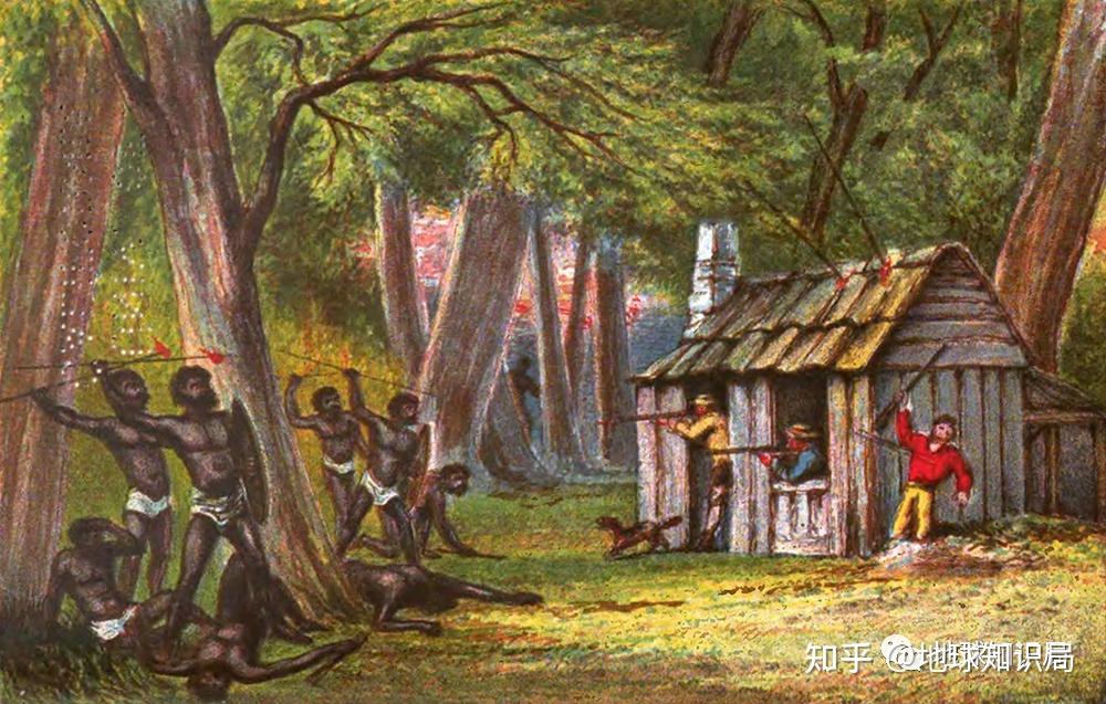 西方人的入侵使持续了几万年的岛上原住民在短短3/4个世纪的时间里