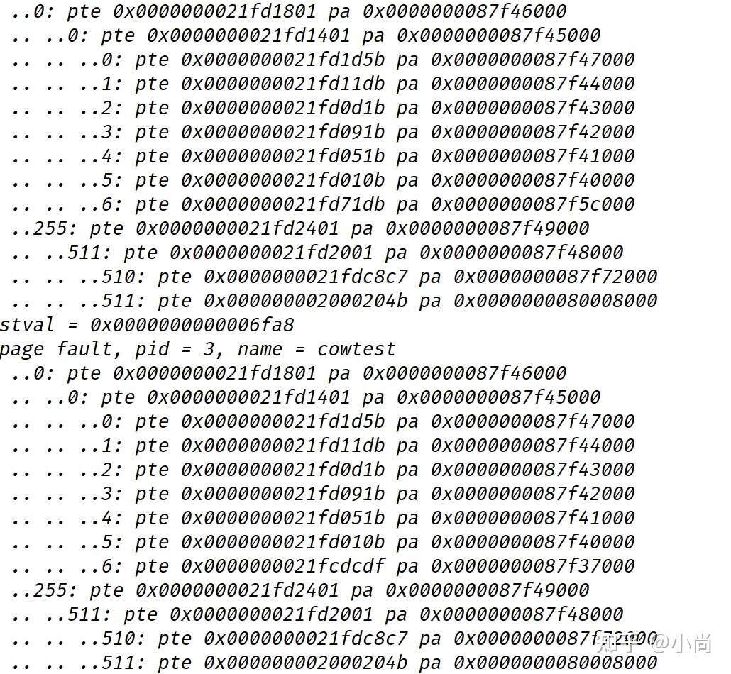 7-lab-copy-on-write-fork-for-xv6