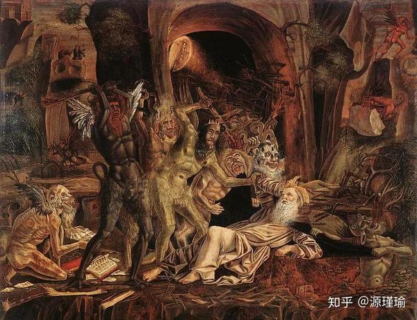 中世纪艺术家所描绘的瘟疫地狱