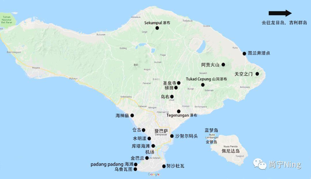 「巴厘岛地形概况」