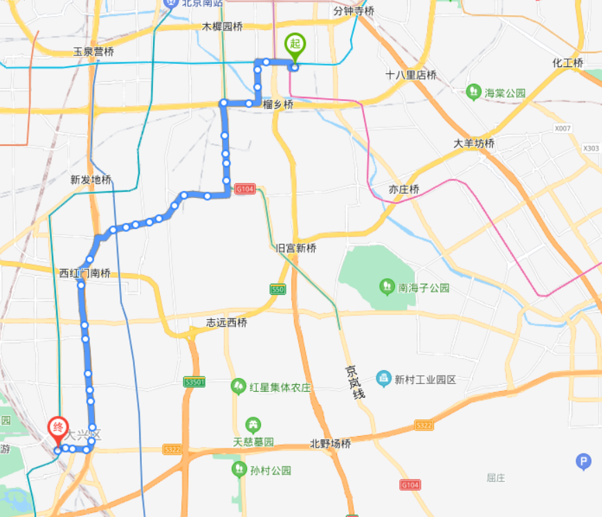 北京黄村火车站途经公交车路线乘坐点及其运行时间 - 知乎