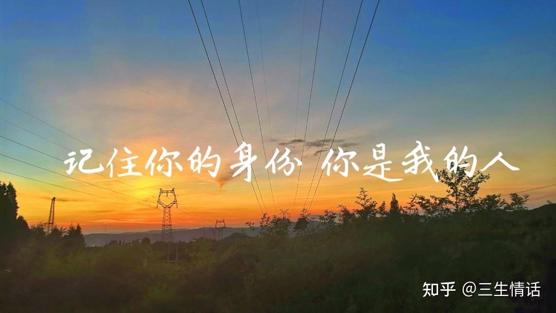温柔句情话微甜记住你的身份你是我的人