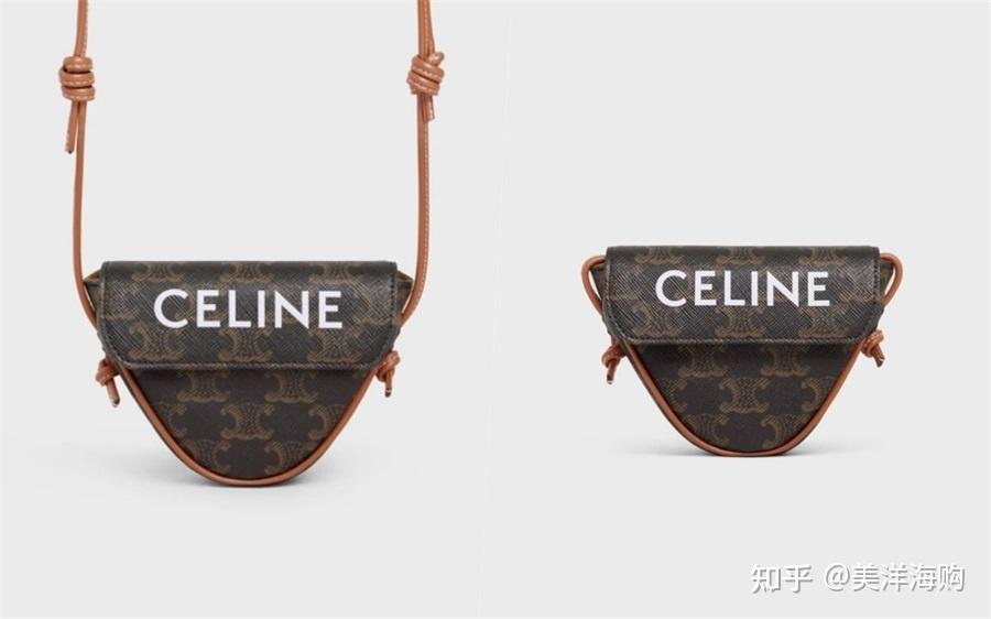 celine印花triomphe迷你型triangle手袋