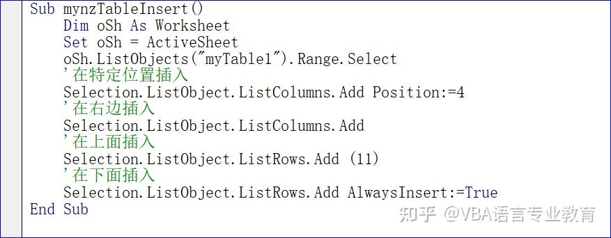 vba-listobject