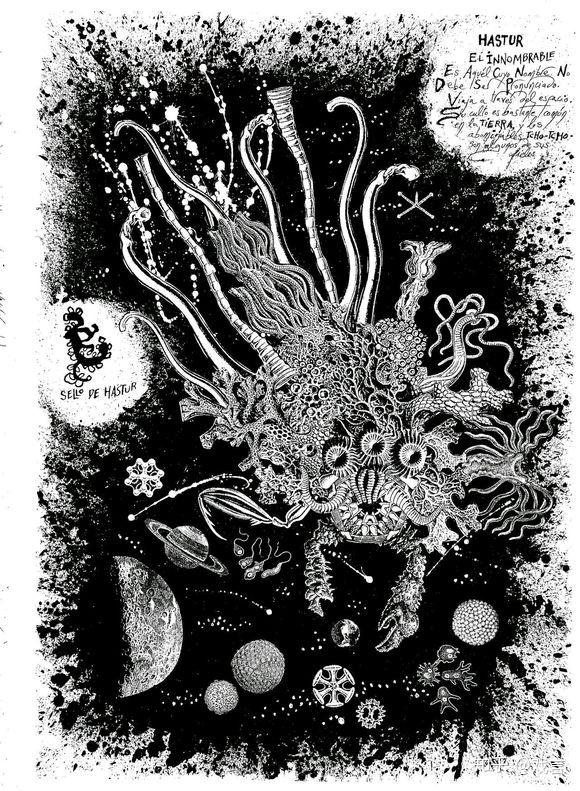 阿特拉克达贡深潜者巨噬蠕虫是米戈古老者