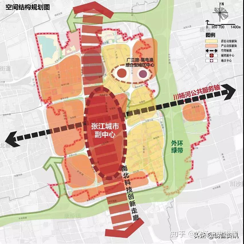 张江城市副中心规划图图片